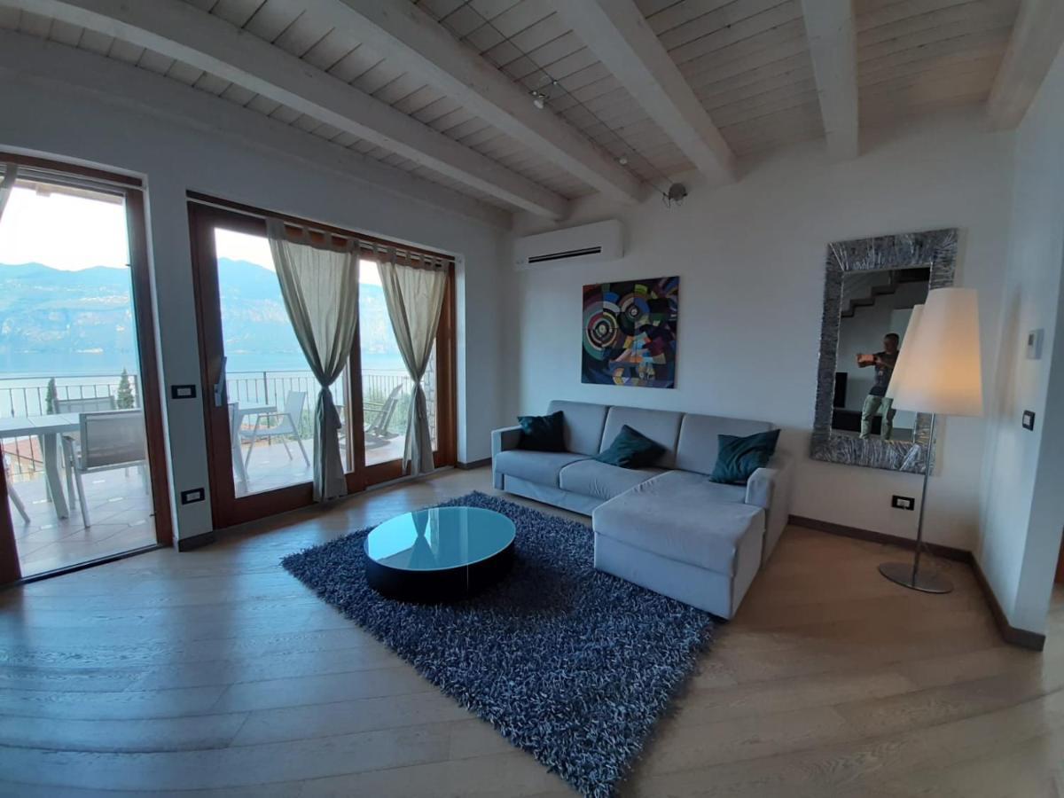 Bmp Apartment Deluxe 1 Jacuzzi Riscaldata Privata Vista Lago Di Garda Brenzone sul Garda Kültér fotó
